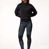 Polerón Crop Modal Vera Aloe Negro Bsoul