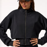 Polerón Crop Modal Vera Aloe Negro Bsoul