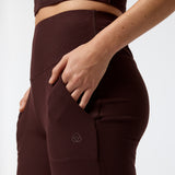 Pantalón Rib Modal Rec Café Oscuro Bsoul
