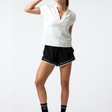 Polera Polo Pique Aloe Blanca Bsoul