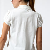 Polera Polo Pique Aloe Blanca Bsoul