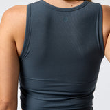 Polera Rib Modal Aloe Gris Oscuro Bsoul