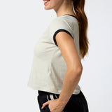 Polera Lina Aloe Gris Claro Bsoul