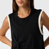 Polera Tank Lola Aloe Negro Bsoul