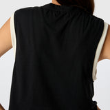 Polera Tank Lola Aloe Negro Bsoul