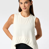 Polera sin mangas Modal Vest Aloe Crudo Bsoul