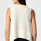 Polera sin mangas Modal Vest Aloe Crudo Bsoul