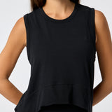 Polera Modal Vest Aloe Negro Bsoul