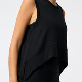 Polera Modal Vest Aloe Negro Bsoul
