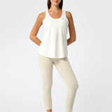 Polera Tank Mesh Rec Blanca Bsoul