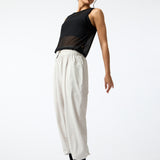 Polera Tank Crop Mesh Rec Negra Bsoul