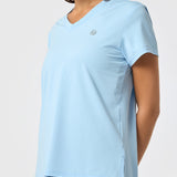 Polera V Neck Rec Celeste Bsoul