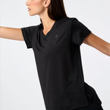 Polera V Neck Rec Negra Bsoul