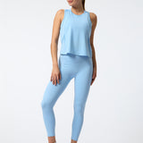 Polera Vest Zia Rec Celeste Bsoul
