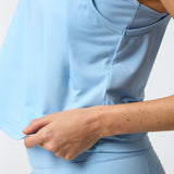 Polera Vest Zia Rec Celeste Bsoul