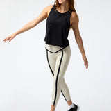 Polera sin mangas Vest Zia Rec Negra Bsoul