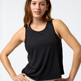 Polera sin mangas Vest Zia Rec Negra Bsoul