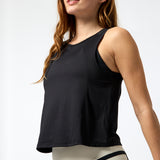 Polera sin mangas Vest Zia Rec Negra Bsoul
