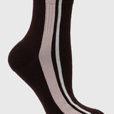 Calcetines 2 Pack Lia Wine/White Bsoul