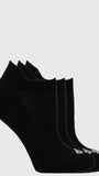 Calcetines 3 Pack Low Cut Negro Bsoul