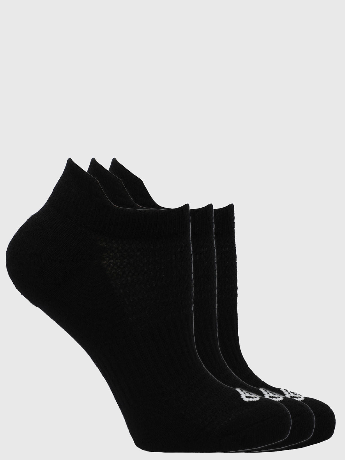 Calcetines 3 Pack Low Cut Negro Bsoul