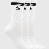 Calcetines 3 Pack Mujer Crew Cut Pro Blanco Bsoul