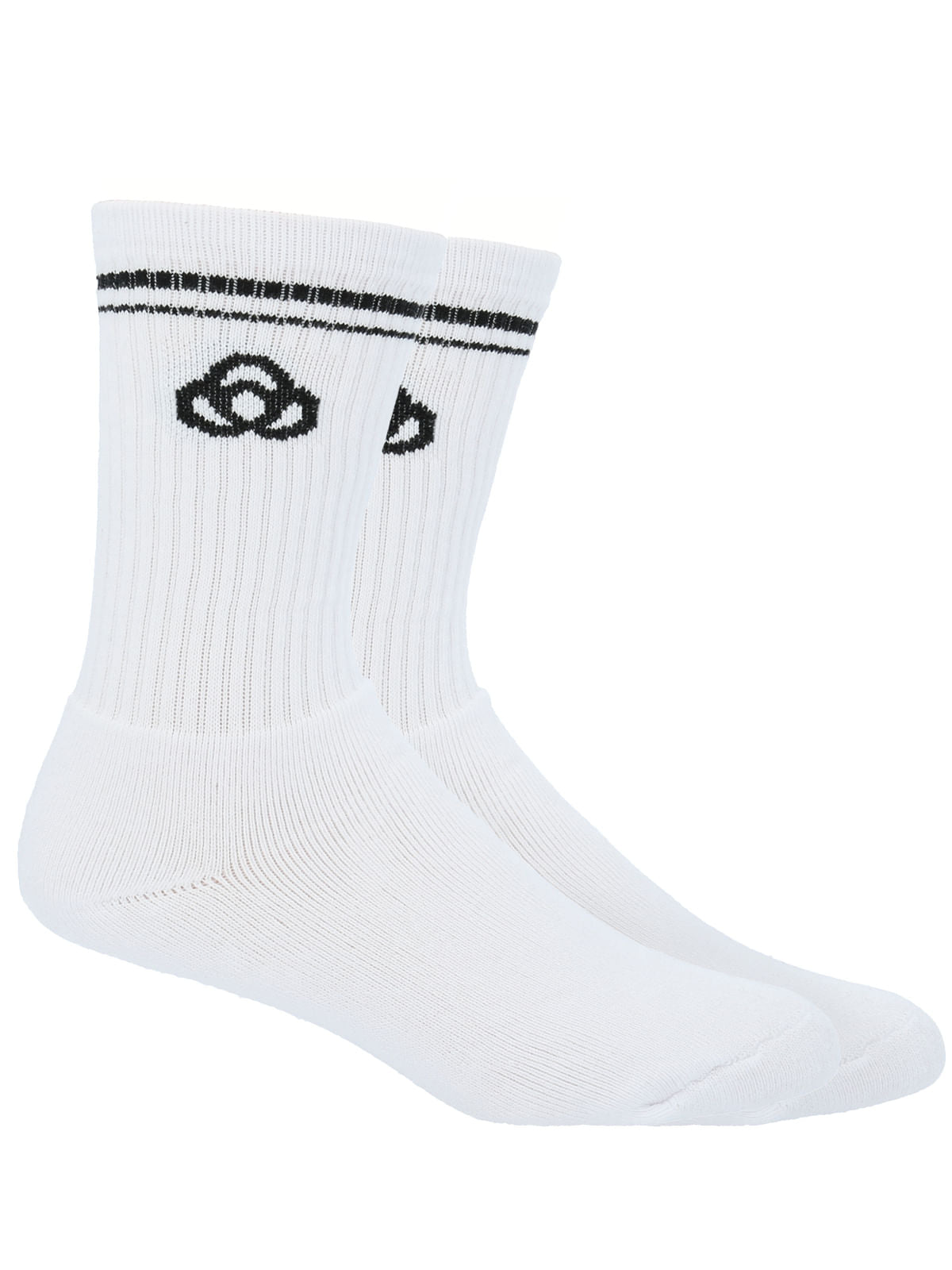 Caclcetines Mujer 2 Pack Crew Cut Blanco Bsoul
