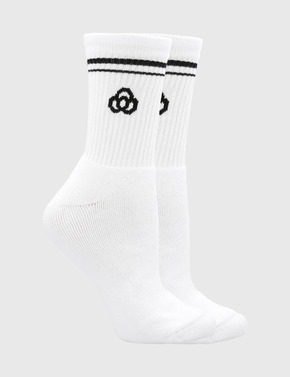 Calcetin Mujer 2 Pack Half Crew Blanco BSoul