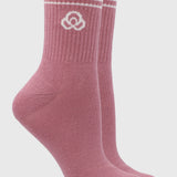 Calcetin 2 Pack Quarter Rosado Bsoul