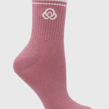 Calcetin 2 Pack Quarter Rosado Bsoul