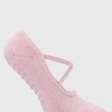 Calcetin Mujer Strappy Grip Rosado Bsoul