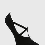 Calcetin Mujer Strappy Grip Negro Bsoul