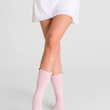 Calcetin Mujer Scrunck Rosado Bsoul