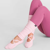 Calcetin Mujer Strap Grip Long Rosado Bsoul
