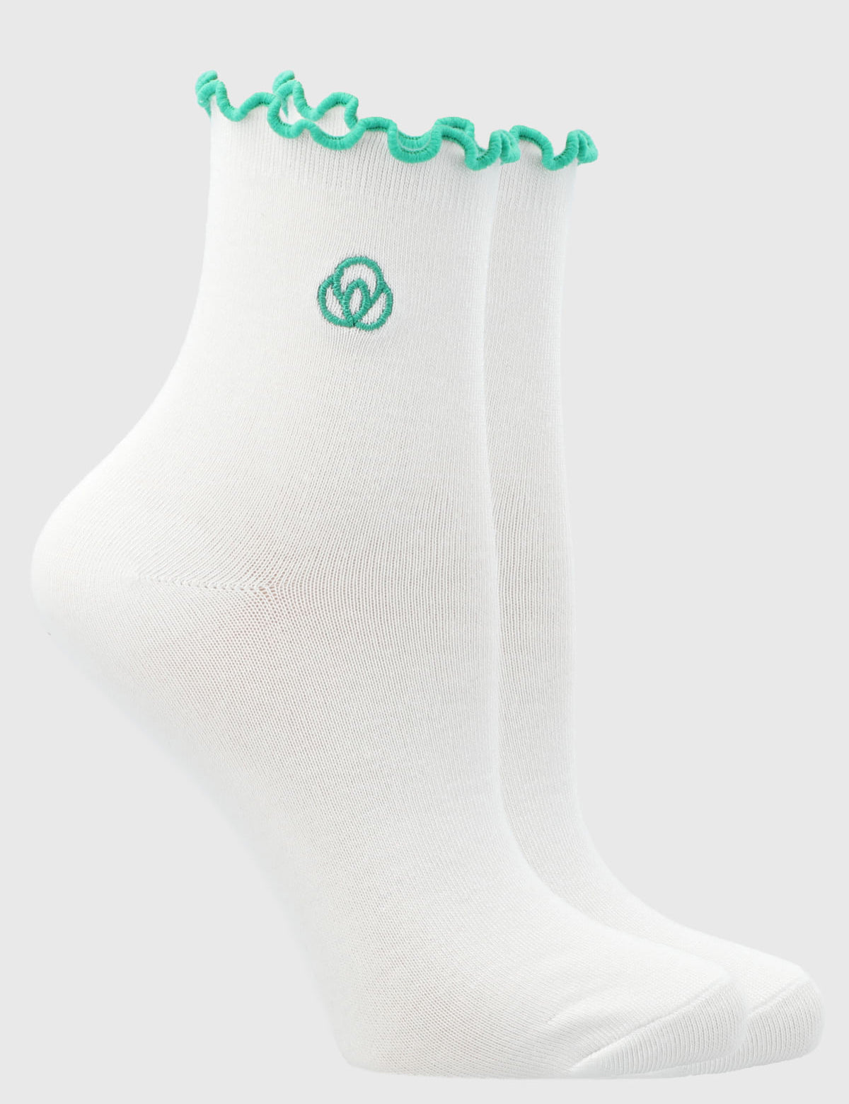Calcetin Mujer 2 Pack Lettuce Blanco BSoul
