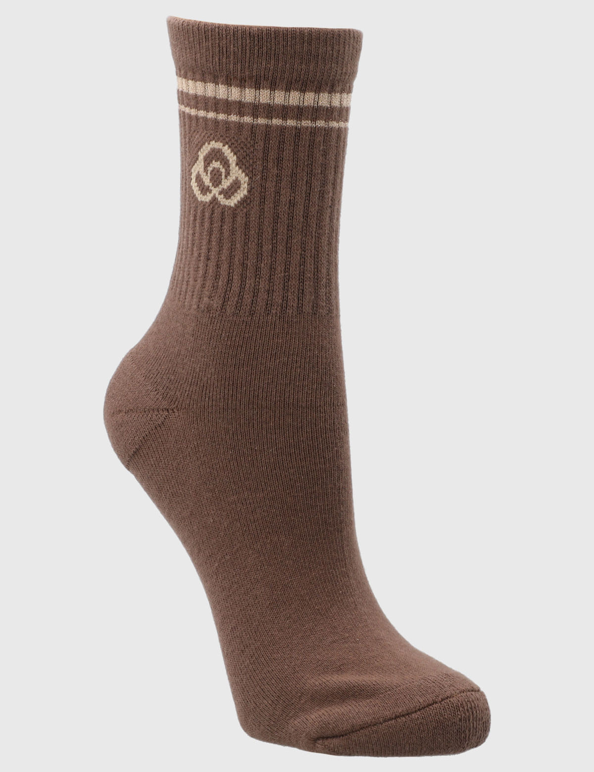 Calcetin Mujer 2 Pack Quarter Lurex Café Bsoul