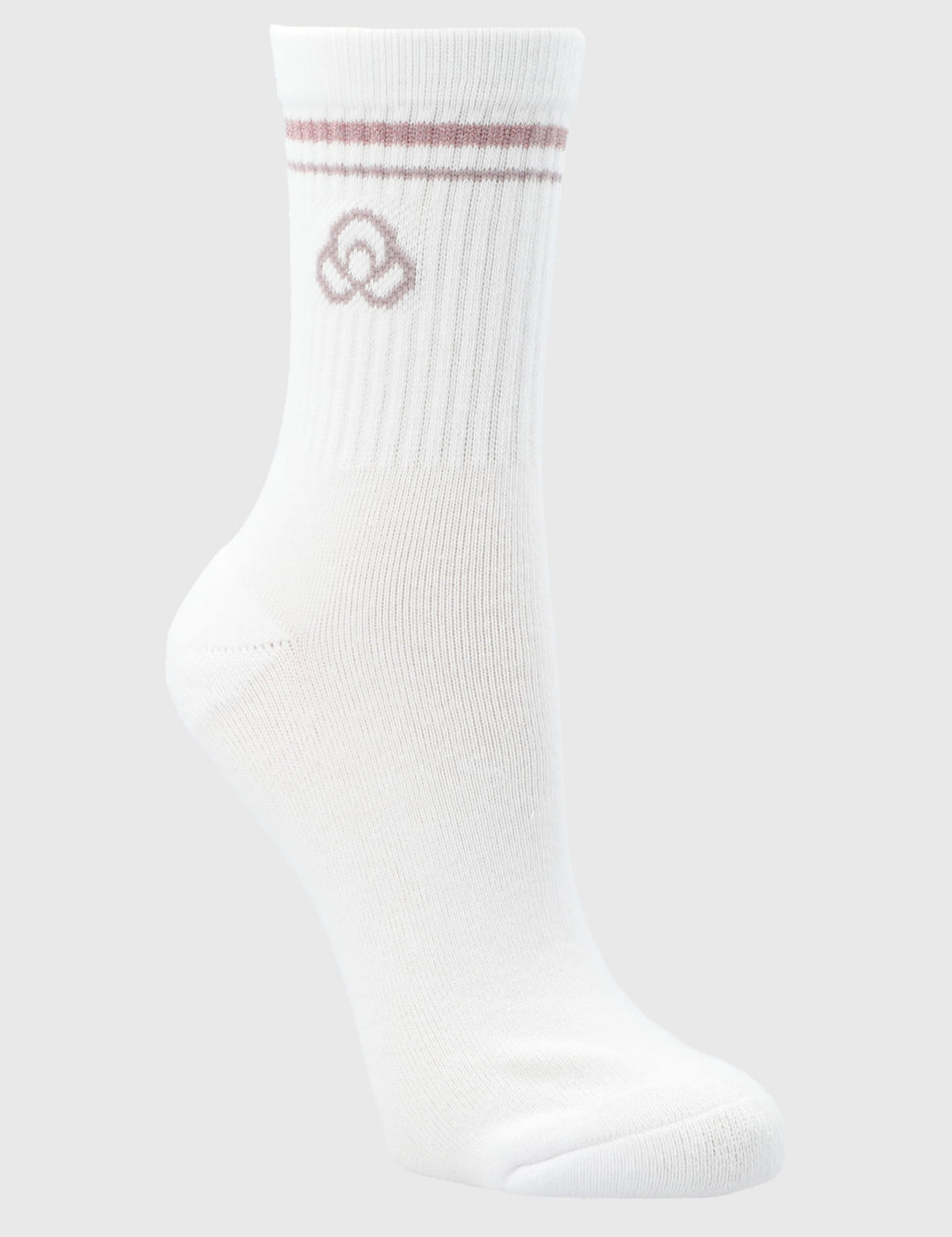 Calcetin Mujer 2 Pack Quarter Lurex Blanco Bsoul