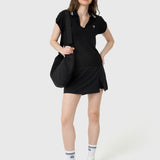 Polera Mujer Heritage Polo Aloe Negro Bsoul