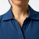 Polera Pique Aloe Azul Bsoul