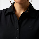 Polera Pique Aloe Negra Bsoul
