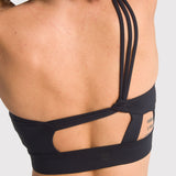 Peto Mujer Strappy One Shoulder Negro Bsoul