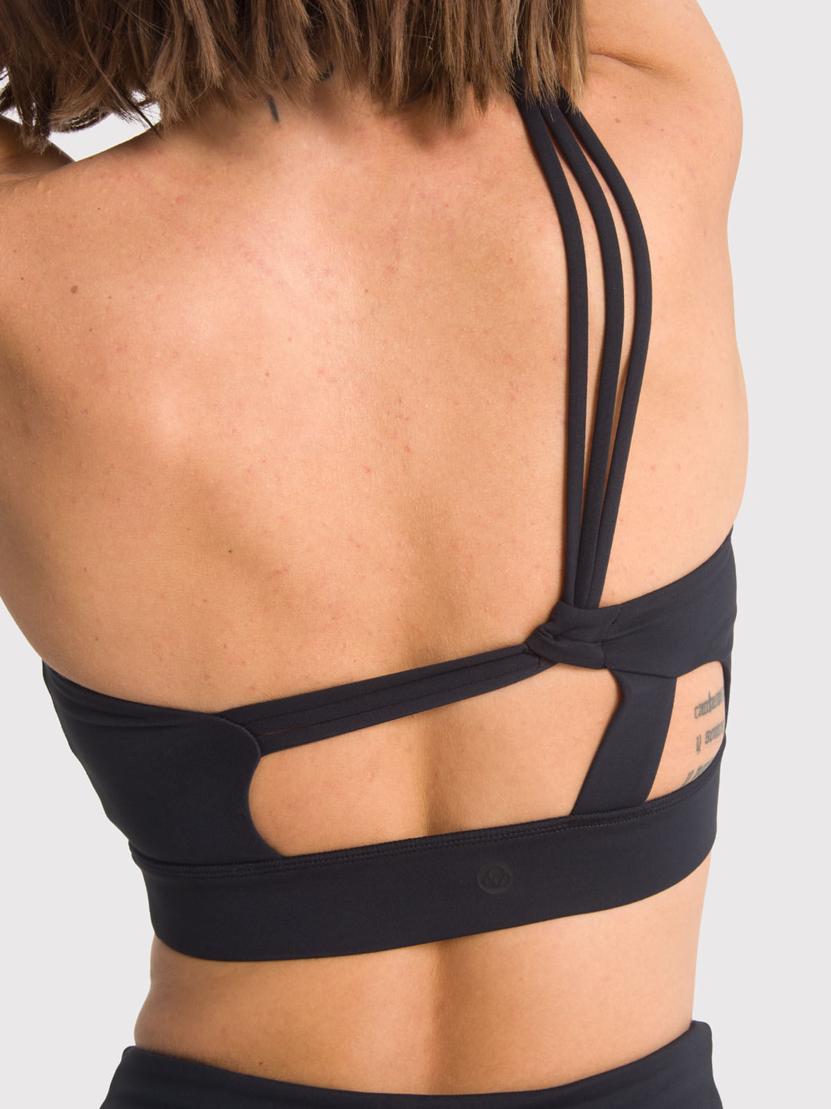 Peto Mujer Strappy One Shoulder Negro Bsoul