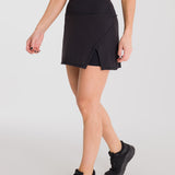 Falda Mujer Flo Negra Bsoul