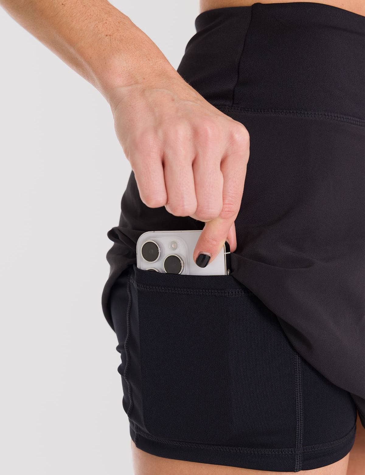 Falda Mujer Flo Negra Bsoul