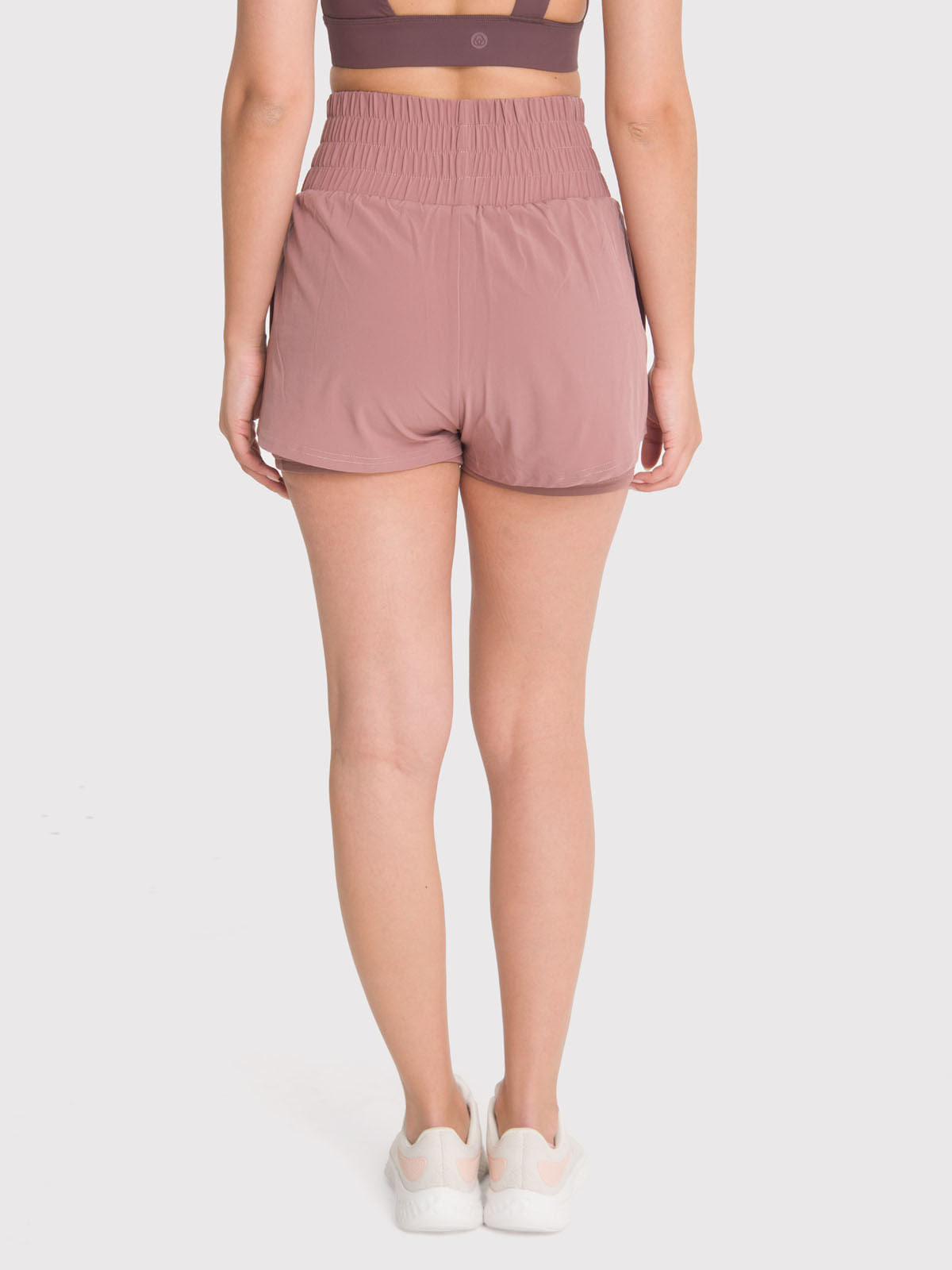 Short Mujer 2 in 1 Active Short Café Bsoul