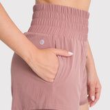 Short Mujer 2 in 1 Active Short Café Bsoul