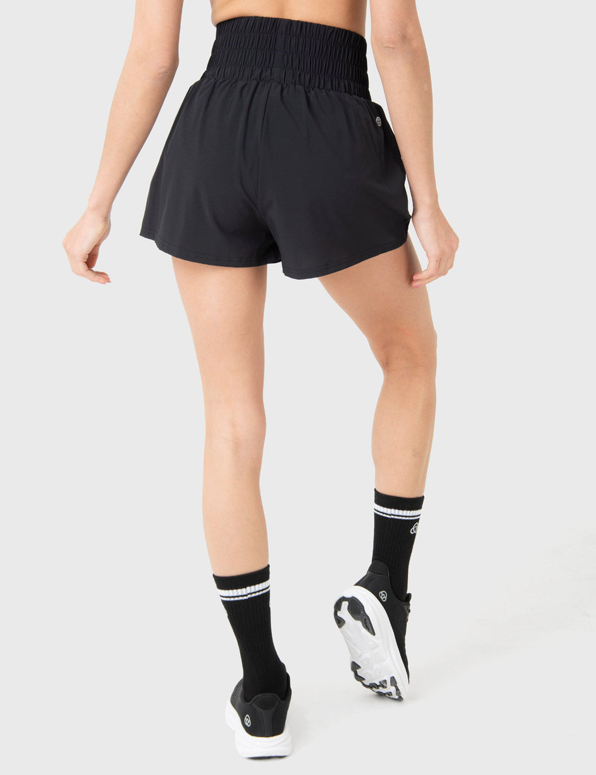 Short Mujer 2 in 1 Active Short Negro Bsoul