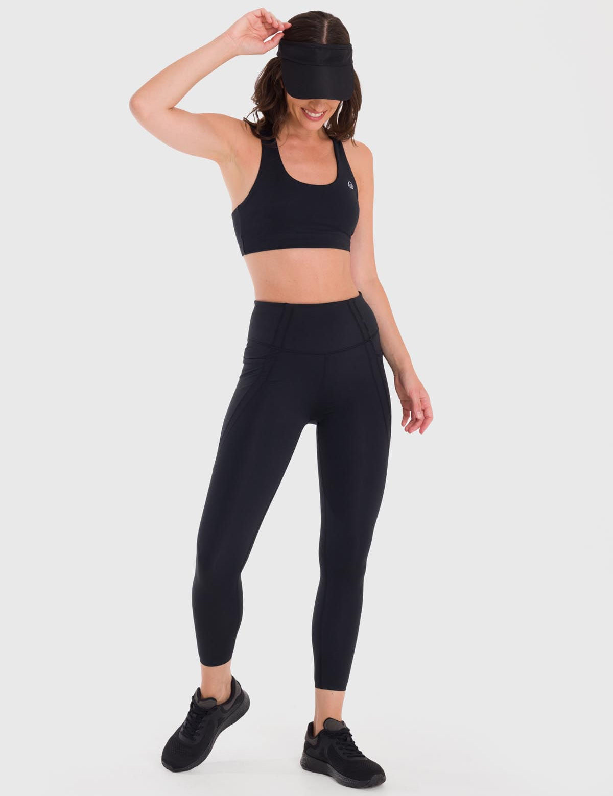 Calza Mujer Ankle Legg Maca Negra Bsoul