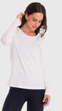 Polera Mujer First Layer Mesh Blanca Bsoul