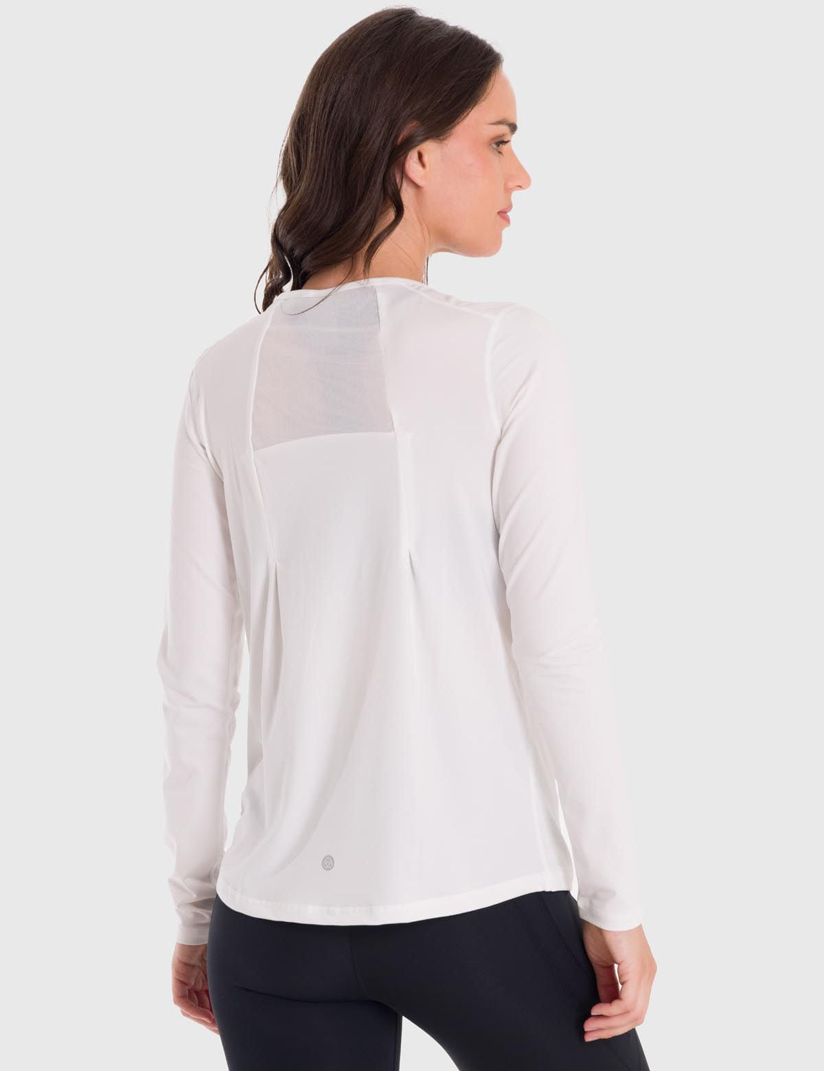 Polera Mujer First Layer Mesh Blanca Bsoul